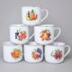 Hrnek Vařák 650 ml, Ovoce + zlatá linka, 6 ks., Český porcelán a.s.