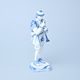 Shepherd with a whistle, 18 x 7 x 7 cm, Original Blue Onion Pattern