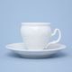 Frost no line: Mocca cup plus saucer 75 ml / 12 cm, Thun 1794 Carlsbad porcelain, BERNADOTTE