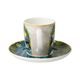 Espresso šálek a podšálek Chiaro di luna 100 ml, jemný kostní porcelán, Kočky Goebel R. Wachtmeister