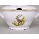 Soup tureen 2,5 l, Thun 1794 Carlsbad porcelain, BERNADOTTE hunting