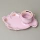 Cup 120 ml and saucer 23 x 14,6 cm TV, Lenka 527, Rose China