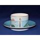 Blenheim Palace - Indian Room, Blooming Lotus: Cup 200 ml and saucer breakfast, English Fine Bone China, Roy Kirkham