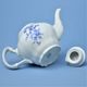 Tea pot 0,7 l, Thun 1794 Carlsbad porcelain, BERNADOTTE blue rose