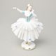 Dancer with lace 8 x 6 x 12 cm, Kurt Steiner, Porcelain Figures Unterweissbacher