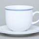 Tea cup and saucer 230 ml, Thun 1794 Carlsbad porcelain, OPAL 80136