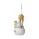 Angel bell love 5,5 / 5,5 / 9,5 cm, biscuit porcelain, Goebel