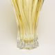 Křišťálová váza Plantica Ambr, žlutá, 32 cm, Aurum Crystal