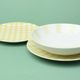 Plate set for 4 pers., yellow, G. Benedikt 1882
