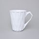 Mug Diamond White, White + Black Dots, 250 ml, Goldfinger Porcelain