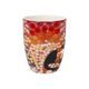 Cup Prato fiorito colorato 400ml, Fine Bone China, Cats Goebel R. Wachtmeister