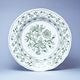 Plate deep 24 cm, Green Onion Pattern, Cesky porcelan a.s.