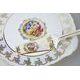 Cake plate 30 cm footed + porcelain cake shovel, The Three Graces, Carlsbad