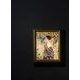 Picture Lady with fan 49.5 / 4 / 59.5 cm, porcelain, G. Klimt, Goebel