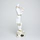 Violin player Rococo 20 cm, white + gold, Porcelain Figures Duchcov Royal Dux