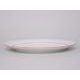 70477: Dish oval 36 cm, Thun 1794 Carlsbad porcelain, Natalie, Red line