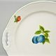 Cake plate with handles 28 cm, Ivory Fruits, Cesky porcelan a.s.