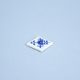 Magnet 3 x 3 cm, Original Blue Onion Pattern