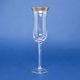 Champagne Glass 170 ml, Golden Stripe, 23 cm, Milan Mottl