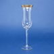 Champagne Glass 170 ml, Golden Stripe, 23 cm, Milan Mottl