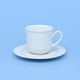 Cup 200 ml tall + saucer 150 mm, Jana white, Thun 1794