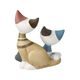 Cats Kaja and Mika 7 / 6.5 / 8cm, biscuit china, Cats Goebel R. Wachtmeister