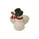Bowl with snowman Snowy Winter 17.5 / 12.5 / 12cm, stoneware, Goebel