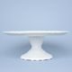 Frost no line: Cake plate 32 cm on stand, Thun 1794 Carlsbad porcelain, BERNADOTTE
