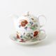 English Meadow: Tea for one set, 3 pcs., Roy Kirkham, Fine Bone China