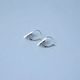 Earrings: Daisy 1,7 cm, Hanging, Porcelain Jewels Studio Mallys