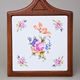 Kitchen board big 28 x 17,5 cm, Meissen rose decor