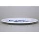 Plate dining 25,5 cm, blue flower, Cesky porcelan a.s.