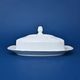 Butter dish COVER (LID), Thun 1794, karlovarský porcelán, BERNADOTTE white