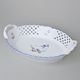 Basket perforated oval 28 cm, Geese, Český porcelán a.s.