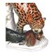 Panter s bažantem 38 x 20 x 38 cm, Porcelánové figurky Aelteste Volkstedter