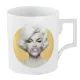 Hrnek Henkel 100 mm 500 ml, Marilyn Monroe se zlatou bublinou, Míšeňský porcelán