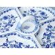 4-Compartment dish 32 cm, Original Blue Onion Pattern