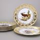 Plate dining 24 cm 6 pcs., hunting - beige, Carlsbad