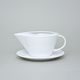 Sauce boat 400 ml plus undersaucer, Thun 1794 Carlsbad porcelain, TOM white