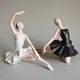 Ballet Dancer I. - White Dress, 26,5 x 14 x 22,5 cm, Natur + Gold, Porcelain Figures Duchcov