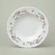 Soup plate 23 cm, Thun 1794 Carlsbad porcelain, BERNADOTTE climbing roses