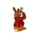 Figurine Rabbit with Trumpet 4 / 6 / 8cm, stoneware, Goebel