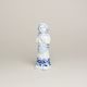 Girl, porcelain figurine 9,5 cm, Original Blue Onion Pattern