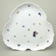 Mísa (podnos) 3-hranný 33 cm, Thun 1794, karlovarský porcelán, BERNADOTTE švestky a květy