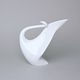 Labuť 18 x 13,5 x 17,3 cm, bílé, Porcelánové figurky Duchcov