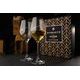 Silhouette Celebration - Set of 6 White Wine Glasses 360 ml, Swarovski Crystals