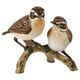 Pair of Whinchats 11 / 8 / 11 cm, porcelain, Goebel