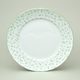 Dinner plate 26 cm, Thun 1794, karlovarský porcelán, Natálie green flowers