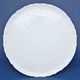 Plate cake 32 cm, Thun 1794 Carlsbad porcelain, BERNADOTTE white