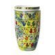 Tea Cup 0,45 l with Lid and Strainer James Rizzi - Birds on a Love Wire, 11,5 / 8 / 14 cm, Fine Bone China, J. Rizzi, Goebel